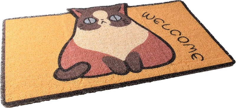 Home Concept Anti Slip Silk Circle Door Mat 75 * 45 CM - Image 1
