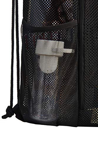 USPECLARE Heavy Duty Mesh Drawstring bag for Soccer Ball，Beach Toys -Drawstring Backpack Sports Gym Bag - Image 4