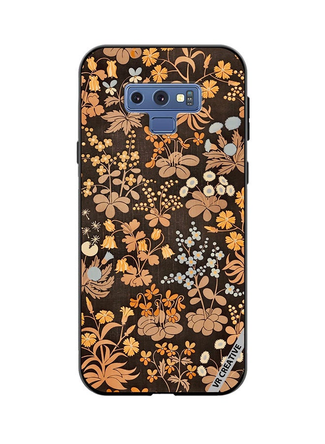 VR CREATIVE Protective Case Cover For Samsung Galaxy Note 9 Brownie Flower Design Multicolour - Image 1