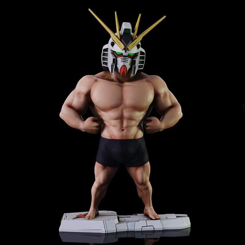 Muscle Gundam PVC Figure Statue with Light - Image 4