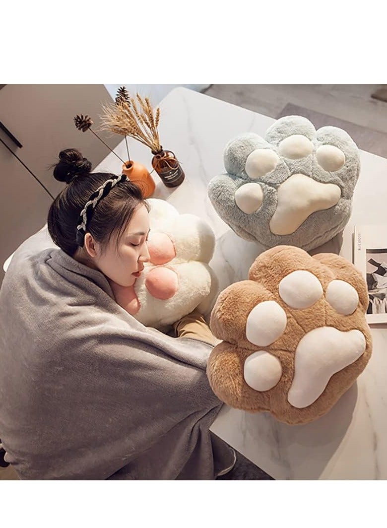 2 في 1 رمي مجموعة وسادة ، وسادة أريكة كاف القط + بطانية النوم ، وسادة ناعمة مع تصميم دافئ اليد لكرسي أريكة السرير ، وسادة كاف القط الجميلة والبطانية الفاخرة للمكتب المنزلي غرفة مكيفة الهواء للسيارة (الوردي) - Image 3
