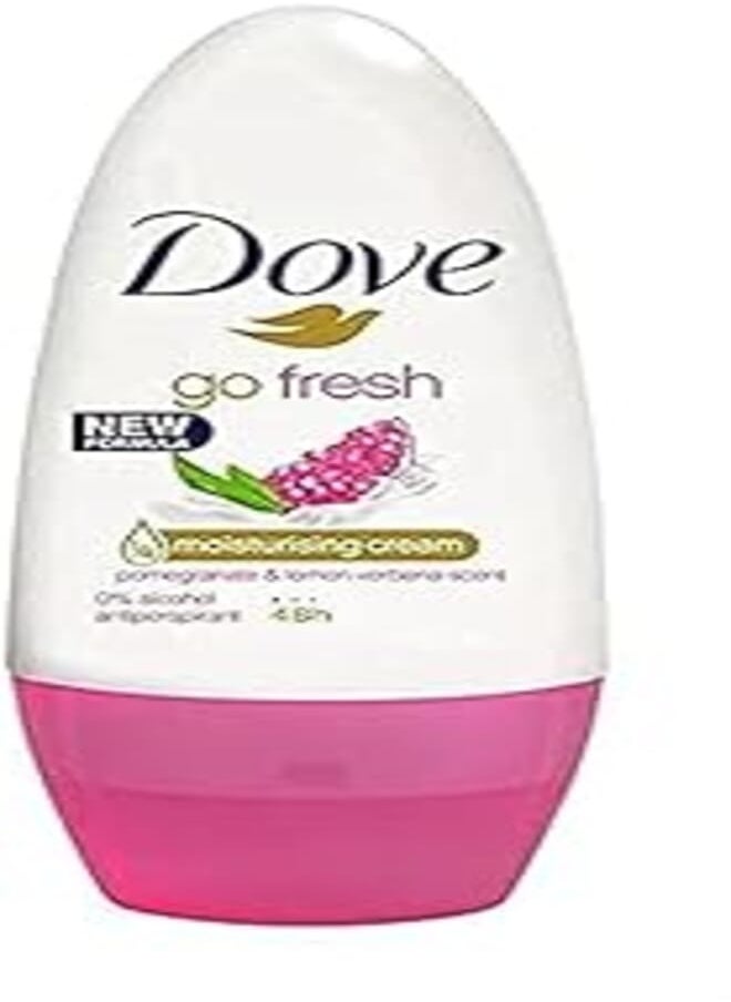 Dove Dove Go Fresh Roll-On Anti Perspirant with Moisturizing Cream and Pomegranate and Lemon Verbena Scent - 50 ml 