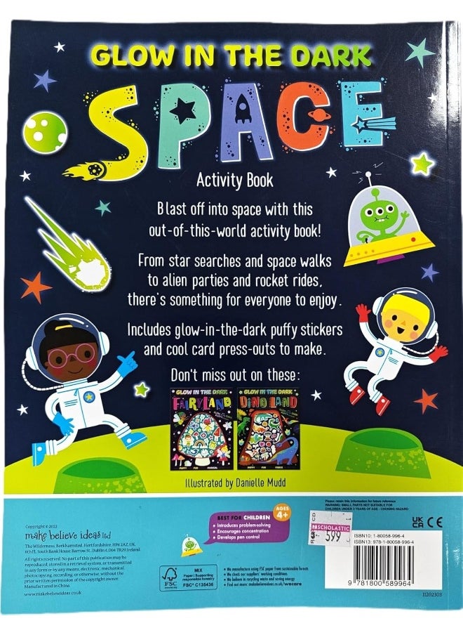 Glow in the Dark Space Activity Book  - Image 2