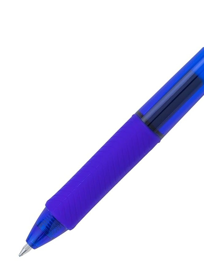 Pentel قلم بينتل إنرجيل-X برأس معدني 0.7 مم أزرق عبوة من 12 - Image 3