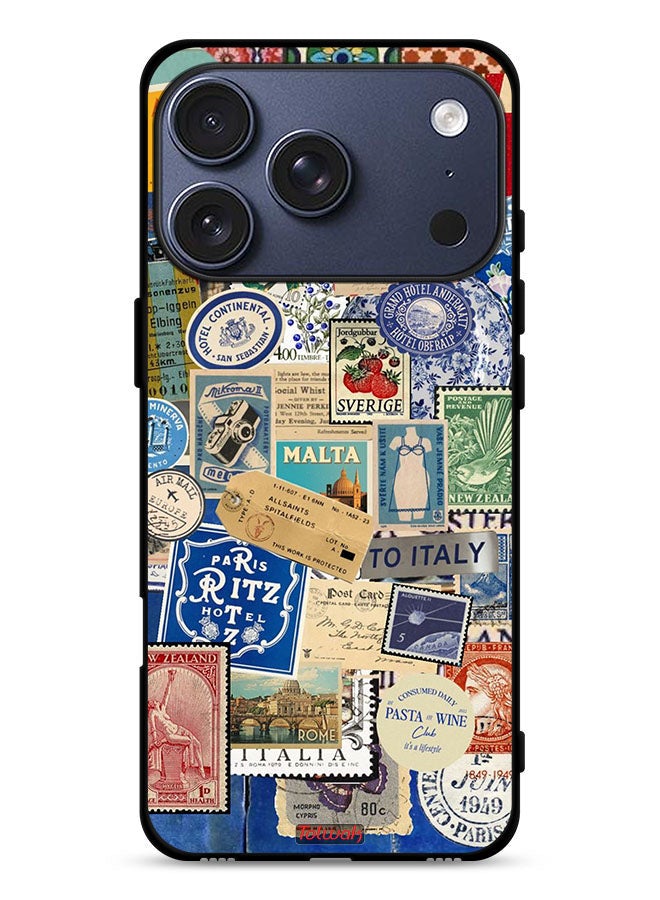 Tolwak Apple iPhone 17 Pro Protective Case Cover Stickers Of Different Cities - Image 1