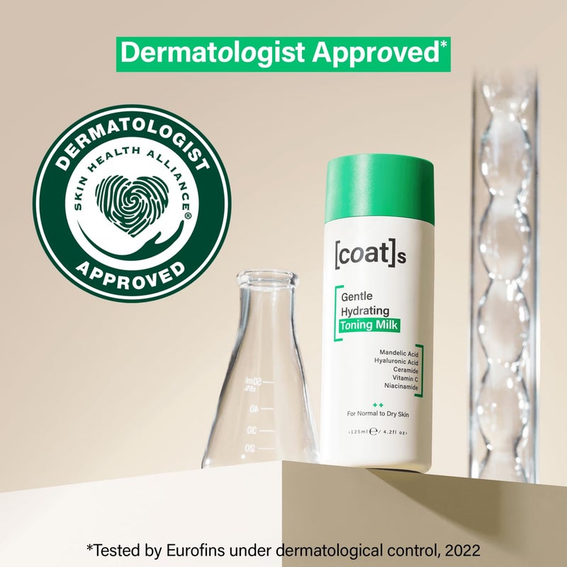 Coats Gentle Hydrating Toning Milk - Hydrates, Protects & Exfoliates to Prevent Breakouts - Dermatologist Approved & Clinically Proven - 4.2 oz - Image 2