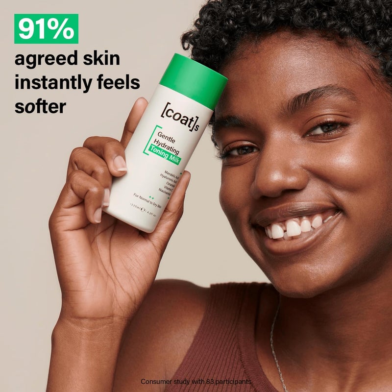 Coats Gentle Hydrating Toning Milk - Hydrates, Protects & Exfoliates to Prevent Breakouts - Dermatologist Approved & Clinically Proven - 4.2 oz - Image 4