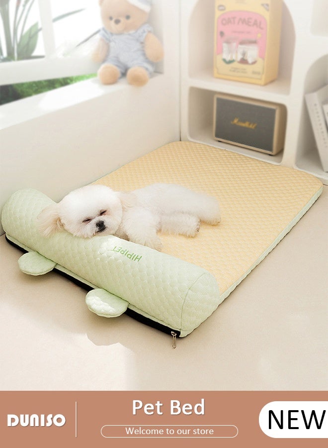 DUNISO سجادة كلب فاخرة على شكل أريكة للكلاب الصغيرة والمتوسطة سرير مزخرف للقطط والكلاب ناعم قابل للإزالة والغسل للحيوانات الأليفة - Image 1