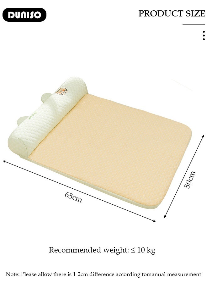 DUNISO سجادة كلب فاخرة على شكل أريكة للكلاب الصغيرة والمتوسطة سرير مزخرف للقطط والكلاب ناعم قابل للإزالة والغسل للحيوانات الأليفة - Image 3