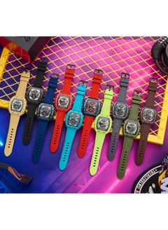 T5 T5 Mens Chronograph Silicone Strap Watch H3984G-RDRD  - Image 3