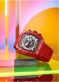 T5 T5 Mens Chronograph Silicone Strap Watch H3984G-RDRD  - Image 2