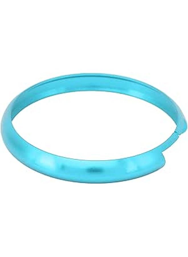 Aluminum Alloy Smart Key Fob Ring Trim Cover Sky Blue for Mini R55 R56 R57 R58 R59 R60 - Image 1