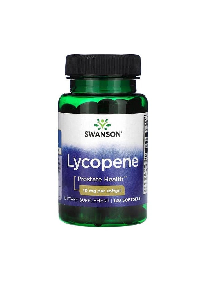SWANSON Lycopene, 10 mg, 120 Softgels