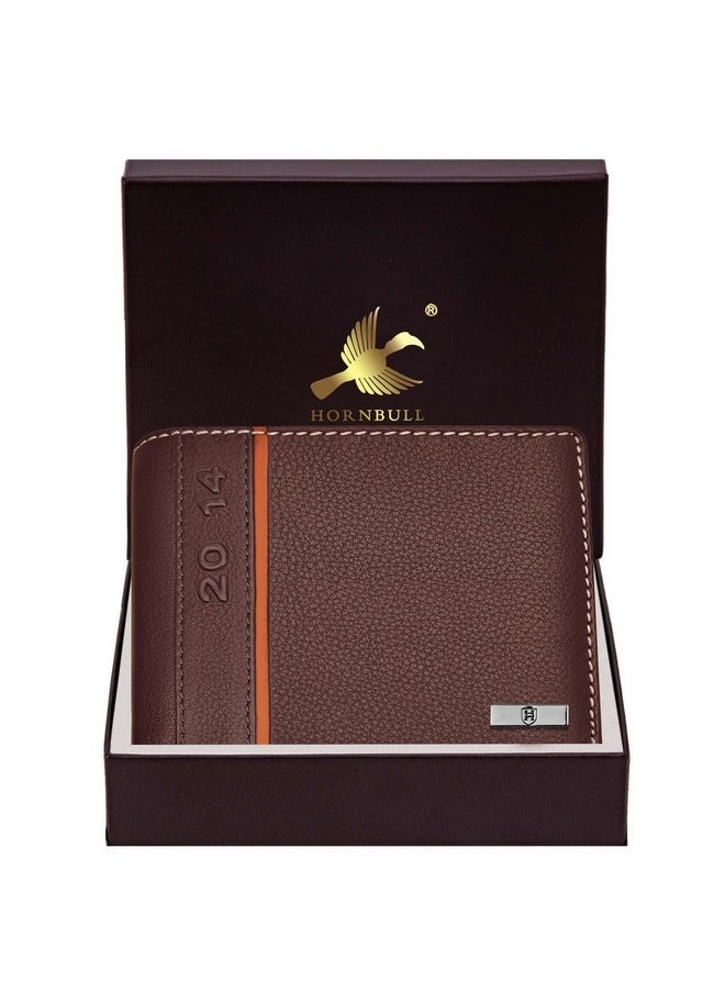 HORNBULL HORNBULL Miller Wallet for Men | Stylist Mens Wallet with RFID Blocking | Wallet Men Genuine Leather Brown Nappa | Gift for Men  - Image 2