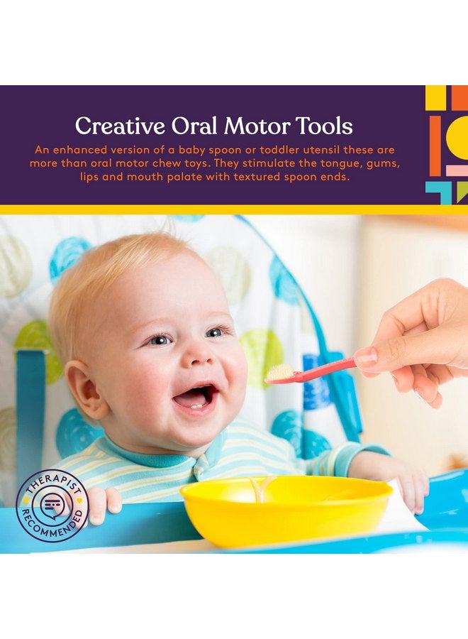 Special Supplies Special Supplies Duo Spoon Oral Motor Therapy Tools, 3 Pack, Textured Stimulation and Sensory Input Treatment for Babies, Toddlers or Kids, BPA Free Silicone with Flexible, Easy Handle  - Image 3