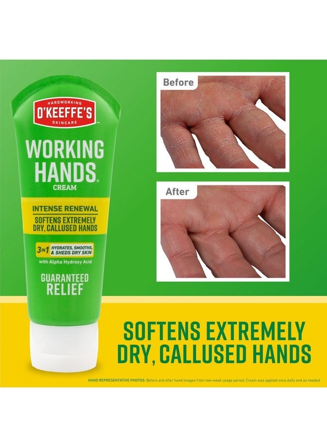 أوكيفيس كريم تجديد اليدين من Working Hands، أنبوب 3 أونصة (عبوة واحدة) - ينعم ويرطب اليدين الجافة والمتصلبة للغاية - Image 2