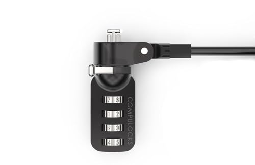 Maclocks Compulocks T-bar Security Combination Cable Lock Black - Image 3