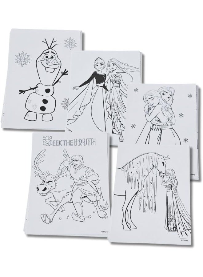 Disney Frozen Super Size Fun Set | Coloring & Activity Kit | Over 200 Stickers |Art & Craft Set |Ideal For Gifting | Age 3+ - Image 3