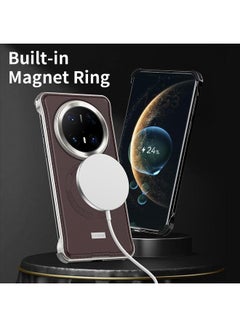 Green Tiger Case For Huawei Mate 60 Pro Metal Frameless MagSafe Leather Phone Case  - Image 4