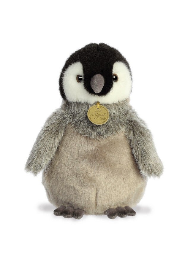 Aurora® Adorable Miyoni® Tots Emperor Penguin Chick Stuffed Animal - Lifelike Detail - Cherished Companionship - Gray 9 Inches - Image 1