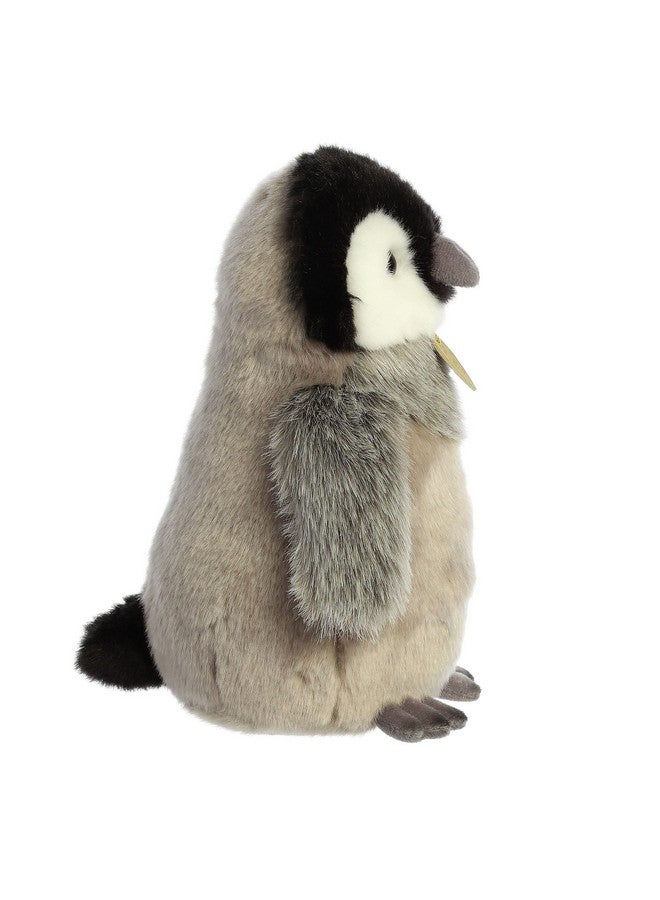 Aurora® Adorable Miyoni® Tots Emperor Penguin Chick Stuffed Animal - Lifelike Detail - Cherished Companionship - Gray 9 Inches - Image 3