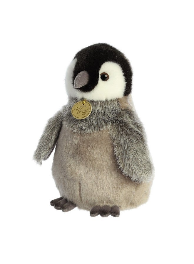 Aurora® Adorable Miyoni® Tots Emperor Penguin Chick Stuffed Animal - Lifelike Detail - Cherished Companionship - Gray 9 Inches - Image 5