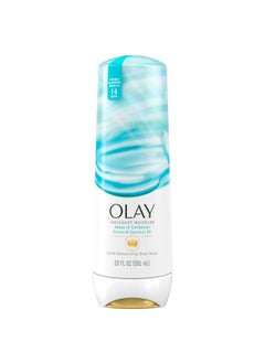 Olay Indulgent Moisture Body Wash For Women Infused With Vitamin B3 Notes Of Caribbean Guava And Coconut Scent 20 Fl Oz  - Image 1