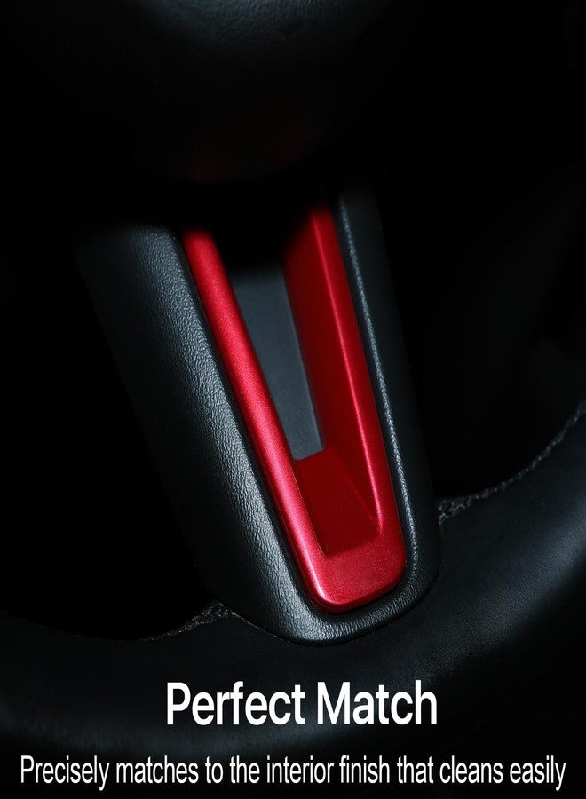 Birbenben Fit for Mazda CX50 Mazda 3 CX-30 Accessories Steering Wheel Covers, Red Style Steering Wheels Protective Trims for Mazda CX-50 CX 50 2023 2024 2025 Mazda 3 CX30 CX 30 2020-2025 - Image 5