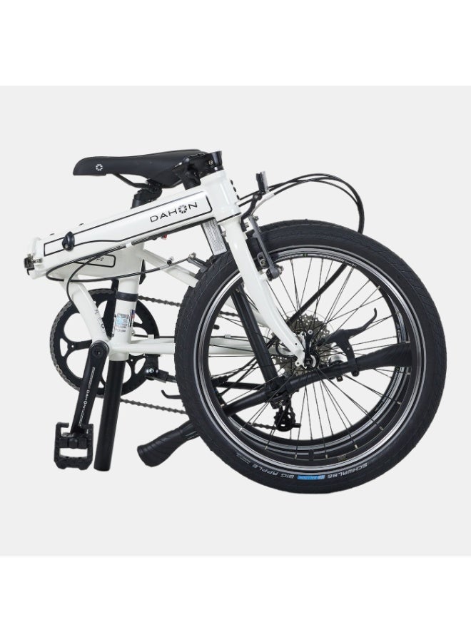 Dahon Speed D8 Folding Bike| 20 Inch Wheel Size | 8 Speed | White Color - Image 2