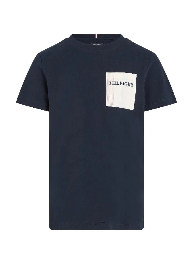 تومي هيلفيغر Youth Pocket Detail T-Shirt
