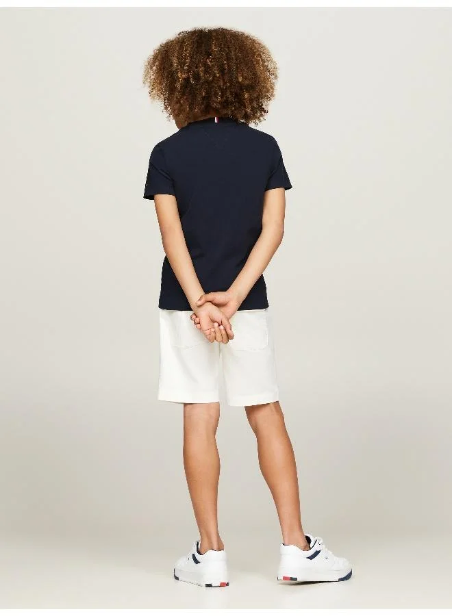 تومي هيلفيغر Youth Pocket Detail T-Shirt