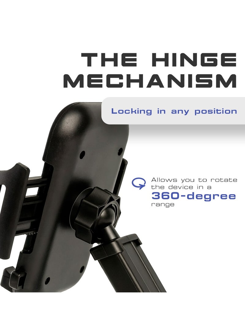 AMROAH Car Phone Mount for Auto Hands Free 360 Rotatable, Car Phone Clip Holder Universal Mobile Stand for Vehicle Dashboard Windscreen Air Vent Cell Smartphone Apple iPhone Pro Max Samsung Xiaomi - Image 5