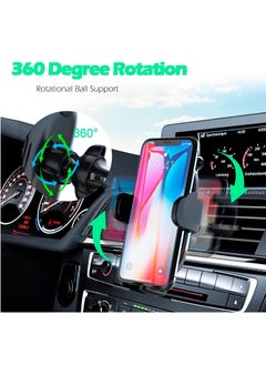 Car Phone Mount for Auto Hands Free 360 Rotatable, Car Phone Clip Holder Universal Mobile Stand for Vehicle Dashboard Windscreen Air Vent Cell Smartphone Apple iPhone Pro Max Samsung Xiaomi - pzsku/Z3C8387CD9FBD8986B5D0Z/45/_/1699815019/b380e33d-5694-4003-900c-44106eadff87