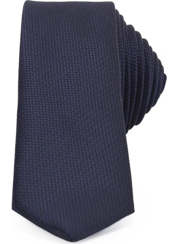 Tudors Fine Patterned Navy Blue Men's Tie