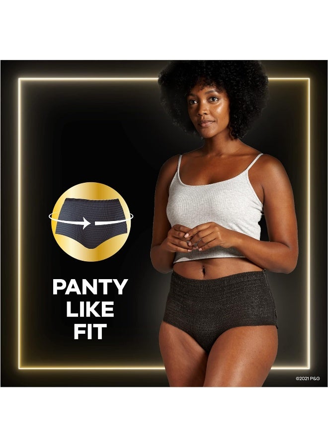 Always Zzzs Overnight Disposable Period Underwear For Women, Size Small/Medium, Black Period Panties, Leakproof, 7 Count X 2 Packs (14 Count Total) - Image 5