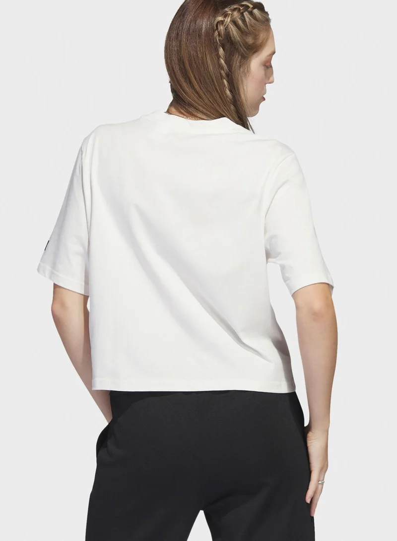 Adidas Marimekko Cropped T-Shirt