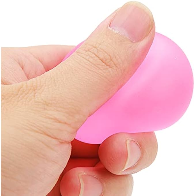 NOENNULL 5Pcs Sugar Balls Slow Rise Stress Balls Relaxing Sensory Fidget Stress Toy Hand Training Balls Gift for Adults Kids Boys Girls - Image 4
