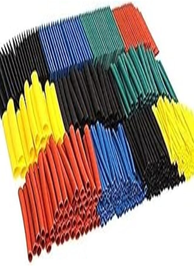 Generic Heat Shrink Color 400 pcs heat insulation 8 sizes 5 colors in the box to Wrap Wire Cable Sleeve Kit - 400pcs/set Heat Shrink Tubing Insulation Shrinkable Tube – Color 