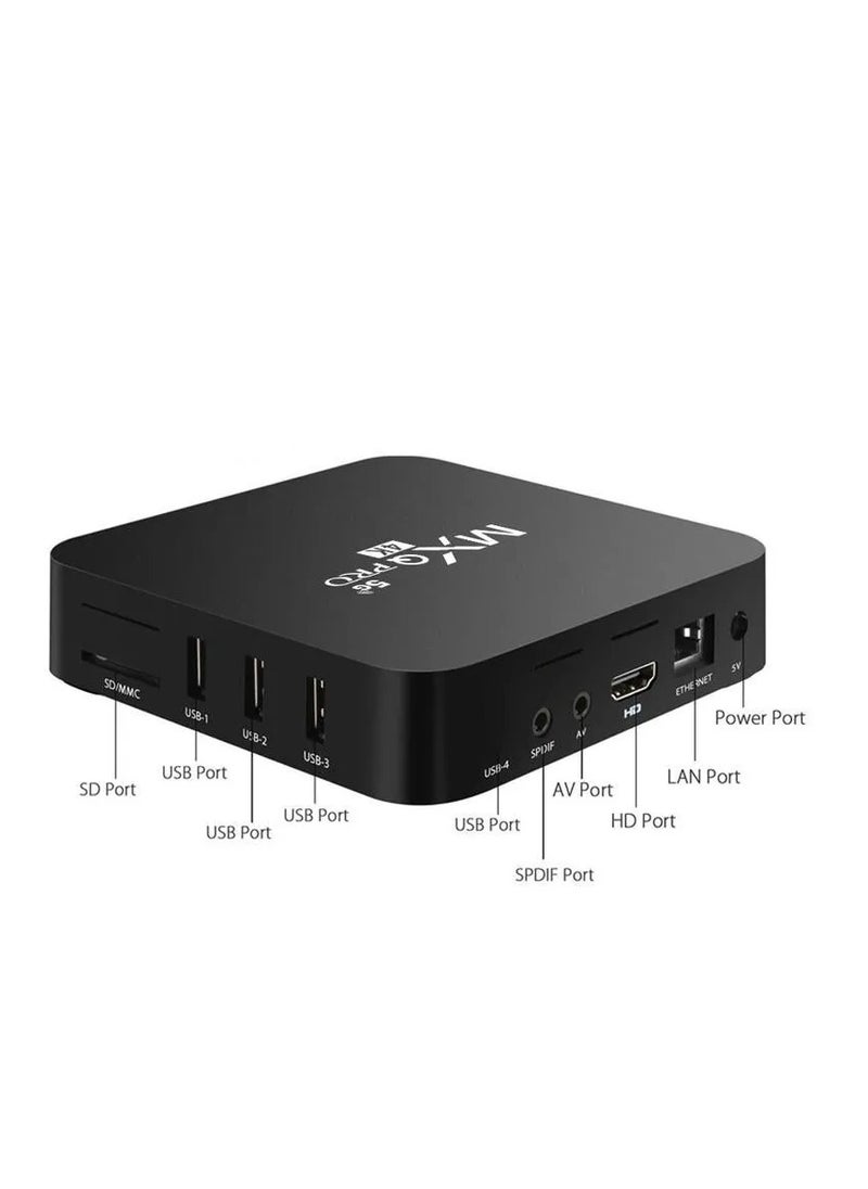 MXQ Pro صندوق تلفاز أندرويد MXQ Pro 5G 4K Ultra HD | معالج رباعي النواة مع دعم واي فاي 5G | بث الأفلام، البرامج التلفزيونية، الرياضة والألعاب على أي تلفاز | نظام أندرويد مع وصول إلى متجر جوجل بلاي، منافذ HDMI و USB للأجهزة الخارجية - Image 3