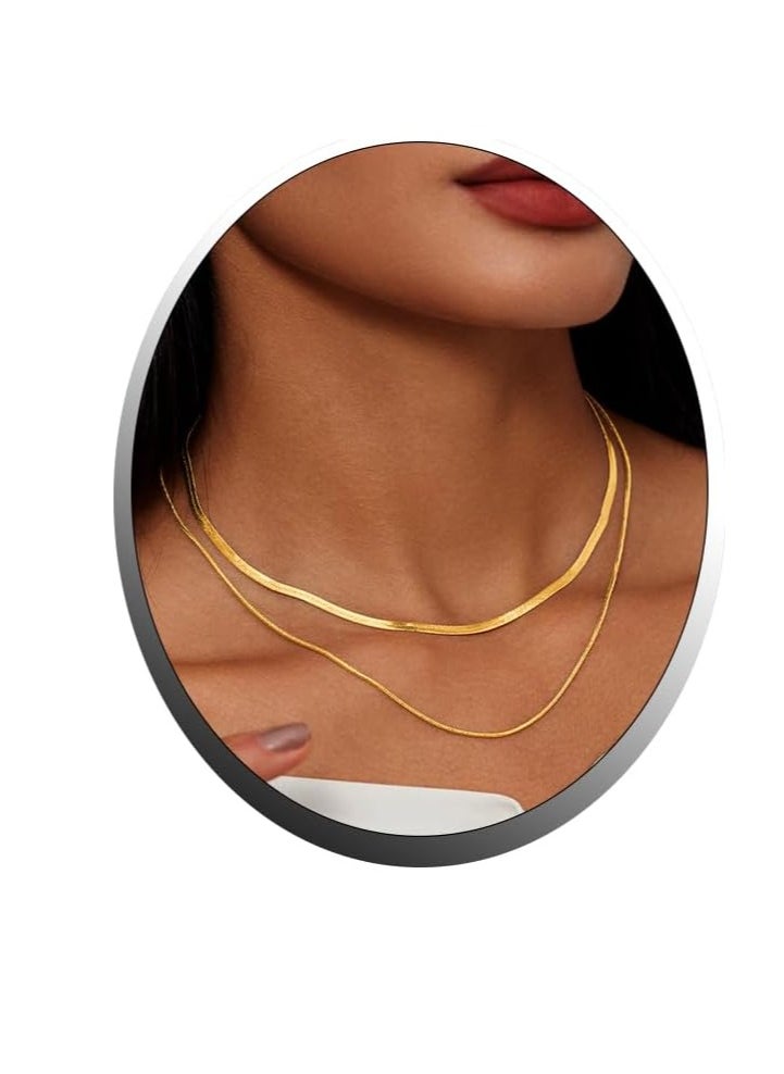 Gold Necklaces for Women Jewlery 14K Gold Plated Snake Chain Necklace Choker Necklaces for Women Girl Gifts - pzsku/Z3C84490E13434409A5CAZ/45/_/1704964277/da86b49b-32f9-4026-acd2-ec6733256c5b