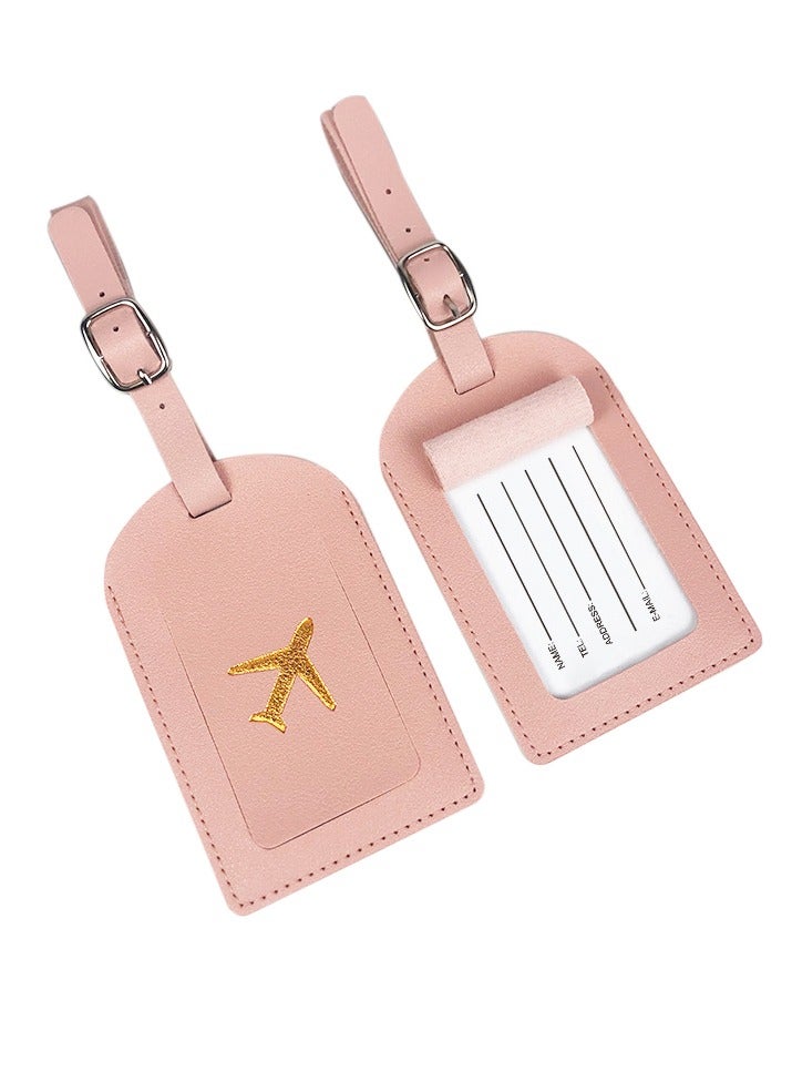 Generic Passport Covers and Luggage Tags, Passport Wallet Rfid Blocking Card Slots,Passport Holder Travel Suitcase Tag (Pink)  - Image 4
