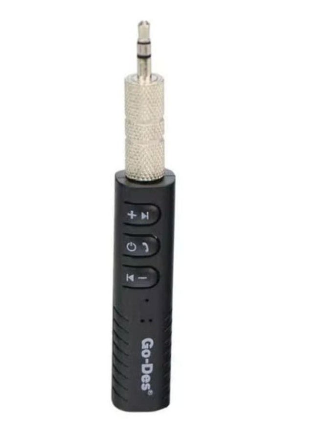 GO-DES Universal Auto AUX Kit Bt104 Bluetooth Receiver Kit for Speaker Headphone Car Stereo Audio Receiver Adapter  - Image 2