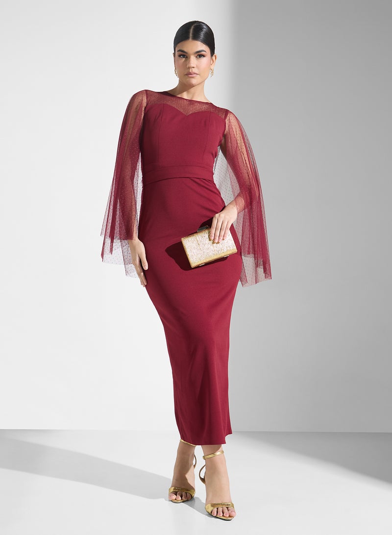 ايرا فستان سهرة بأوفرلاي - Image 4