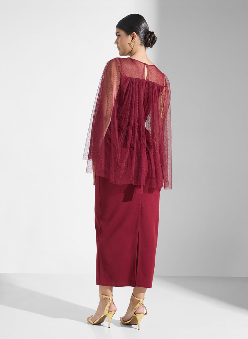 ايرا فستان سهرة بأوفرلاي - Image 2