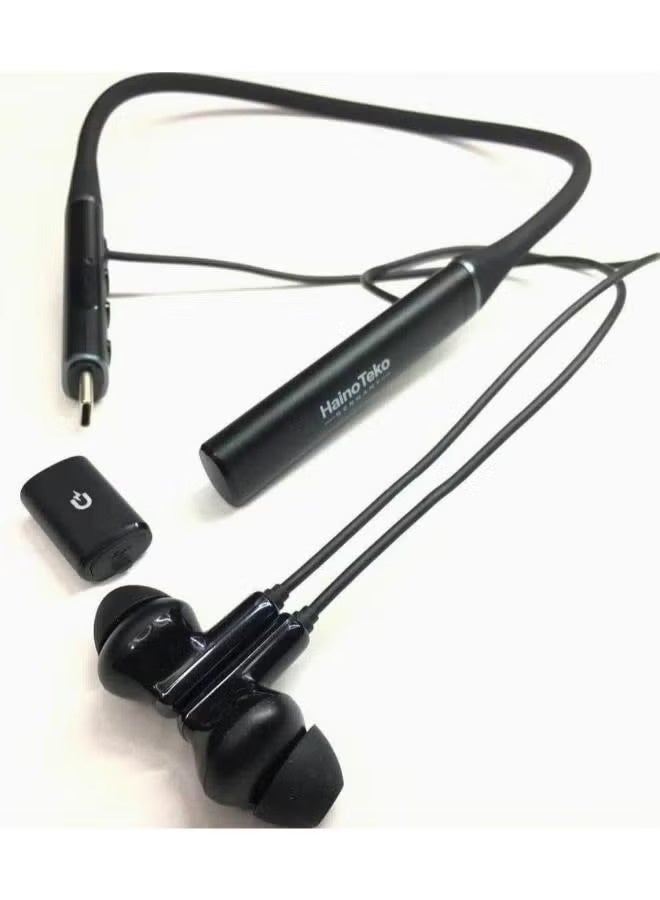 Haino Teko Germany HN-50 Wireless Neck Headset 50 Hours Music,Clear Mic, High Bass Sound, Multi-Function Button Control. - Image 3