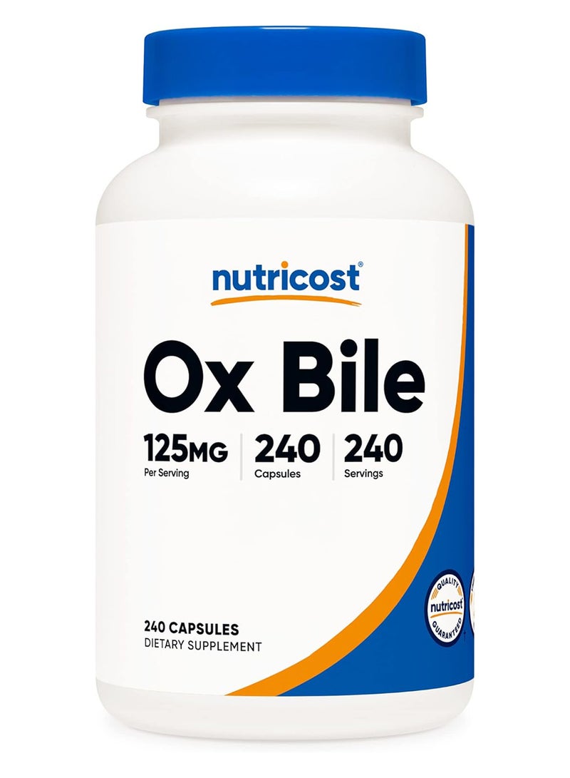 كبسولات أوكس الصفراء 125 ملجم، 240 كبسولة - غير معدلة وراثيًا - Image 1