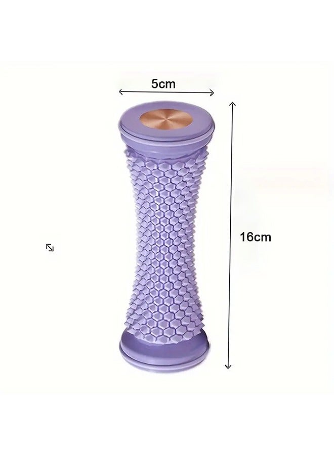 Loquat Foot Roller Massager for Plantar Fascia Relief, for Deep Tissue Muscle Massage, Muscle Relaxation for Feet, Hands, Arms, and Legs (Purple) - Image 3