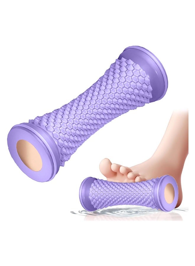 Loquat Foot Roller Massager for Plantar Fascia Relief, for Deep Tissue Muscle Massage, Muscle Relaxation for Feet, Hands, Arms, and Legs (Purple) - Image 1