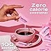 SWEET'N LOW عبوات سويت إن لو بدون سعرات حرارية 100 قطعة - كوشير - خالية من الغلوتين - مؤشر جلايسيمي منخفض - عبوات تحلية فردية للشاي والقهوة - Image 4