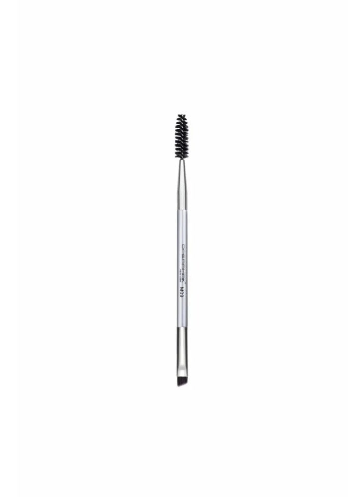 Operamak  Silver Dual-Ended Makeup Brush - M09 - Image 1